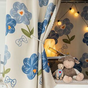 学生宿舍遮光床帘加厚上下铺帘男女生寝室窗帘清新简约少女心床幔