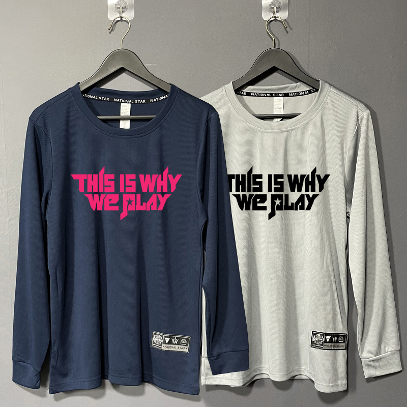 美式长袖男女通用个性图运动T恤