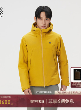 KOLON SPORT可隆冲锋衣2级透湿耐磨保暖GTX P棉男女防水加热棉服