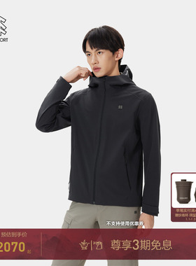 KOLON SPORT可隆软壳衣防水防风透湿秋冬男女3L PCM温控软壳夹克