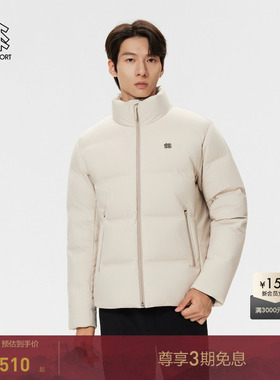 KOLON SPORT可隆羽绒衣防泼水Pertex透湿男士热压中量P棉羽绒夹克