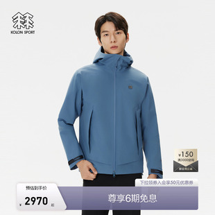 KOLON 2L防水夹克户外防风夹克外套硬壳 SPORT可隆冲锋衣2级男GTX