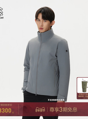 KOLON SPORT可隆羽绒衣防水透湿防风耐磨男士轻量立领羽绒服