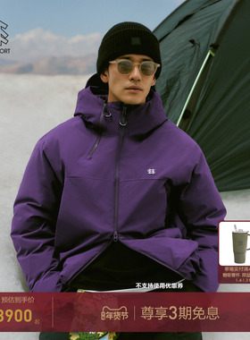 KOLON SPORT可隆羽绒衣防水透湿耐磨OBLI-K露营冲锋衣羽绒服