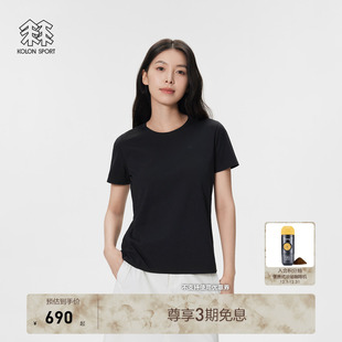 KOLON T恤 SPORT可隆速干T恤防晒登山抗菌男女吸湿速干SECO短袖