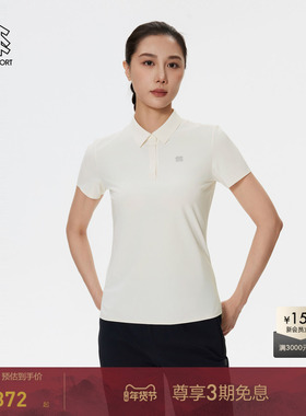 KOLON SPORT可隆速干POLO衫女士t恤防晒速干衣女户外登山短袖