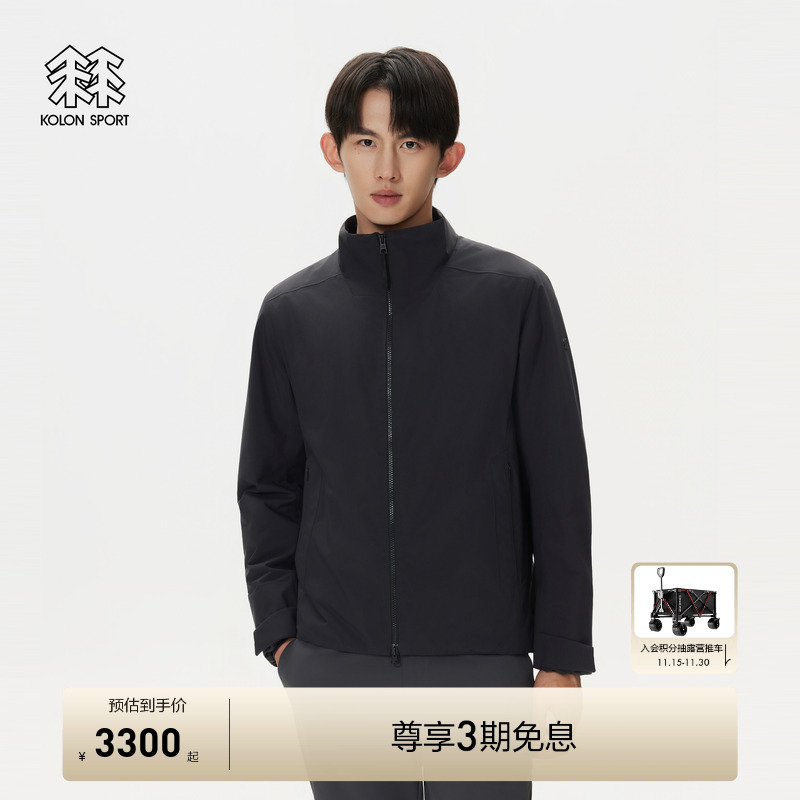 KOLON SPORT可隆保暖棉衣冬防泼水防风透湿P棉男士PERTEX棉服