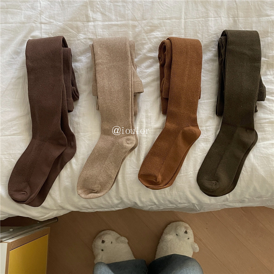 秋冬美拉德显瘦精梳棉连裤袜