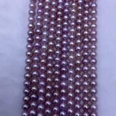 款 天然淡水珍珠4 5mm蓝莓紫色ak长度39项链手链DIY经典 饰品配件