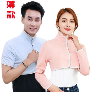夏季 男女全棉月子护肩膀中老年保暖睡觉护肩颈椎坎肩防寒披肩 薄款
