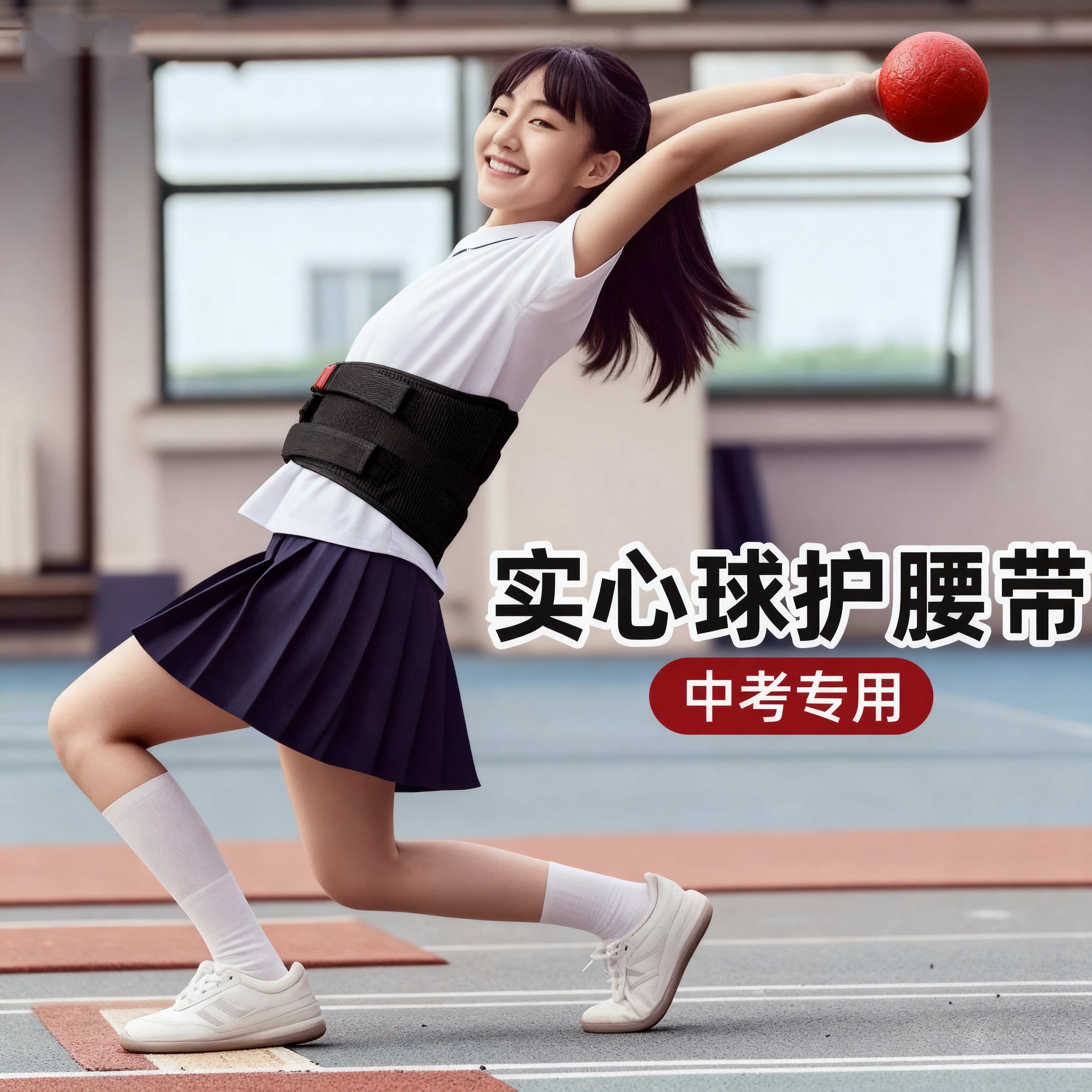 实心球护腰带中考训练铅球