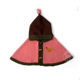 Cape pour enfant en laine - Ref 2153987 Image 4