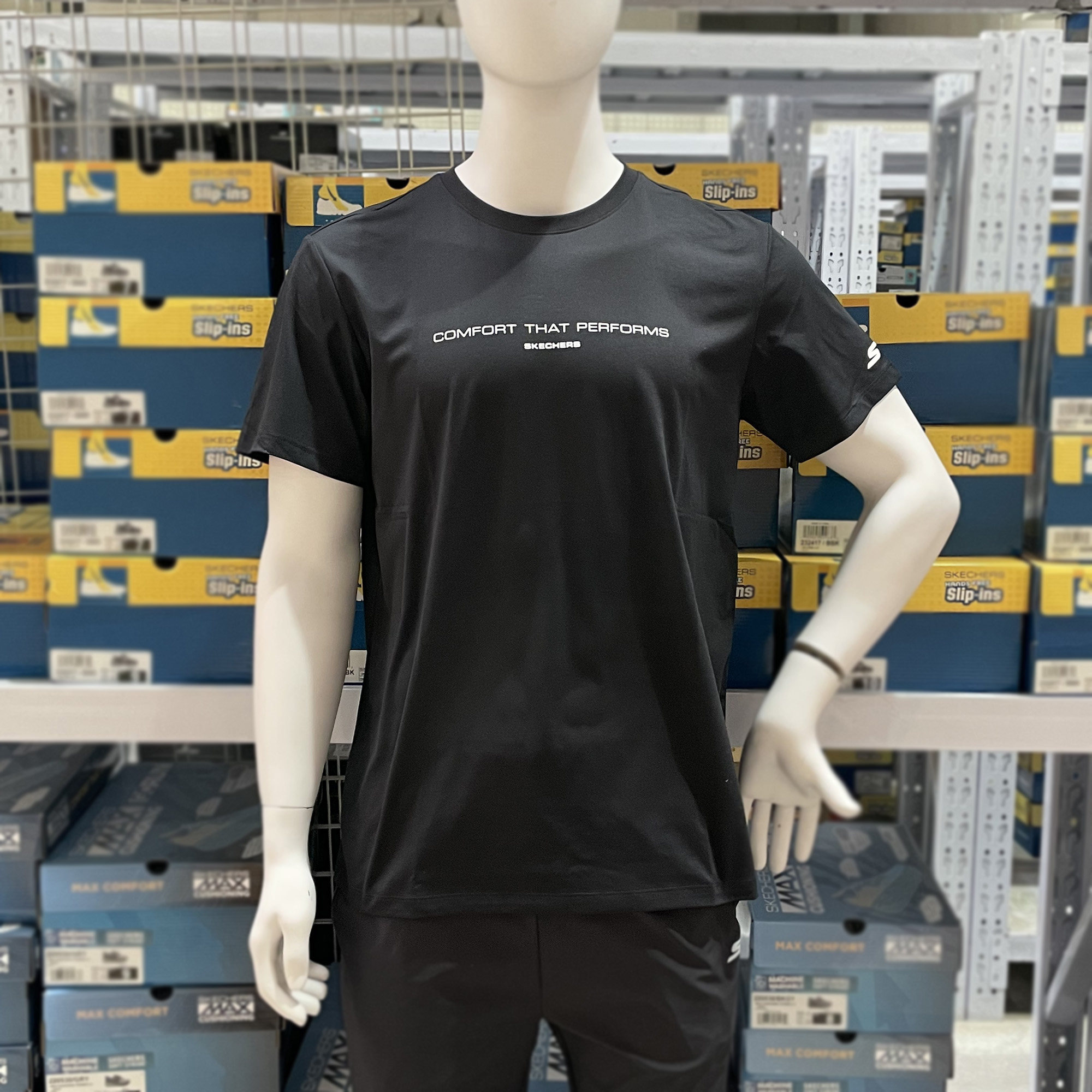 skechers斯凯奇2026男透气舒适运动休闲上衣T恤短袖P226M089图片