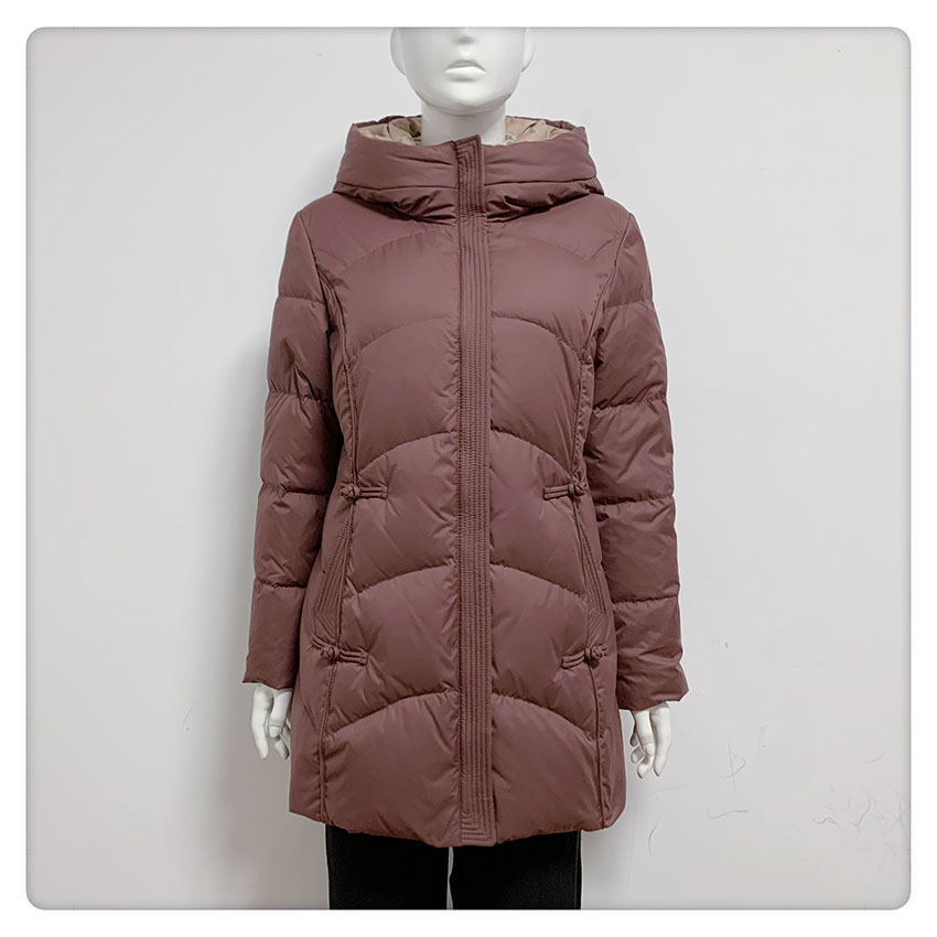【闭店清仓】，234802款福太太妈妈穿大版型中式盘扣休闲羽绒服