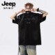 SPIRIT吉普短袖 美式 复古字母2026新款 JEEP 印花宽松潮牌短袖 T恤潮