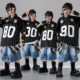 儿童街舞演出服hiphop嘻哈表演服镂空T恤短裤 bboy套装 少儿男女童