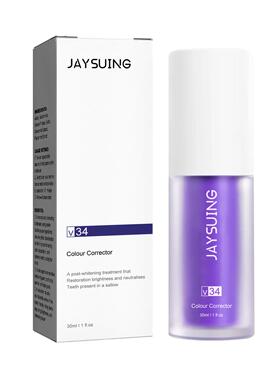 30ml V34 Purple Whitening Toothpaste Remove Stains Reduce Ye