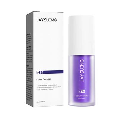 30ml V34 Purple Whitening Toothpaste Remove Stains Reduce Ye