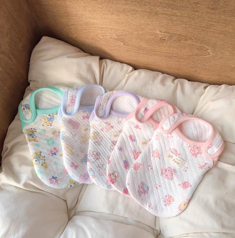 Pipier宠物秋冬轻薄夹棉衣服猫咪狗狗背心家居服保暖小型马尔济斯