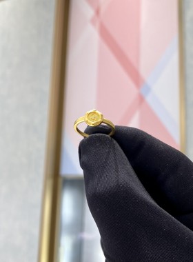 周大福财源广进黄金戒指