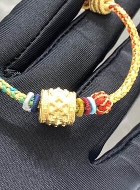 周大福时来运转转运珠足金吊坠