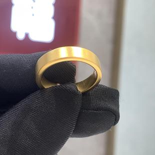 周大福代购 传承系列福慧情侣黄金足金戒指女 克减80 计价F214040