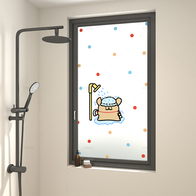 2025新款卫生间玻璃贴膜静电贴