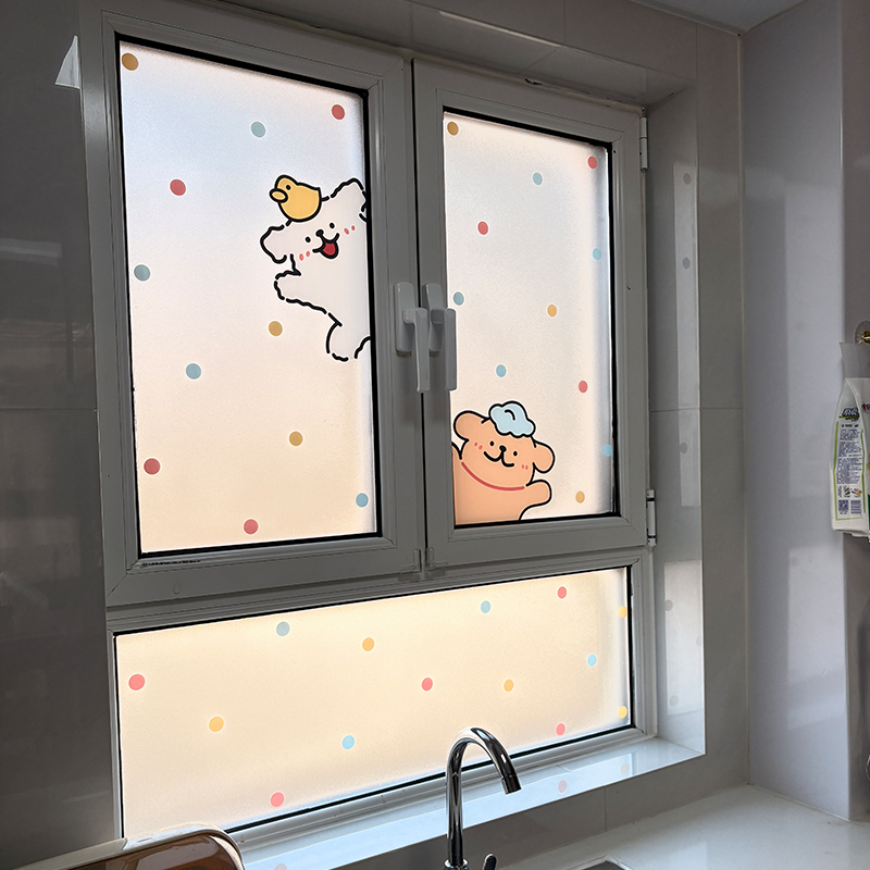 厨房玻璃贴膜磨砂透光不透人防偷窥隐私卫生间厕所窗户防走光贴纸,家居饰品,软装墙贴,淘宝优惠券,粉丝福利购,淘宝优惠卷