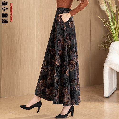 家宁服饰长裙大摆复古