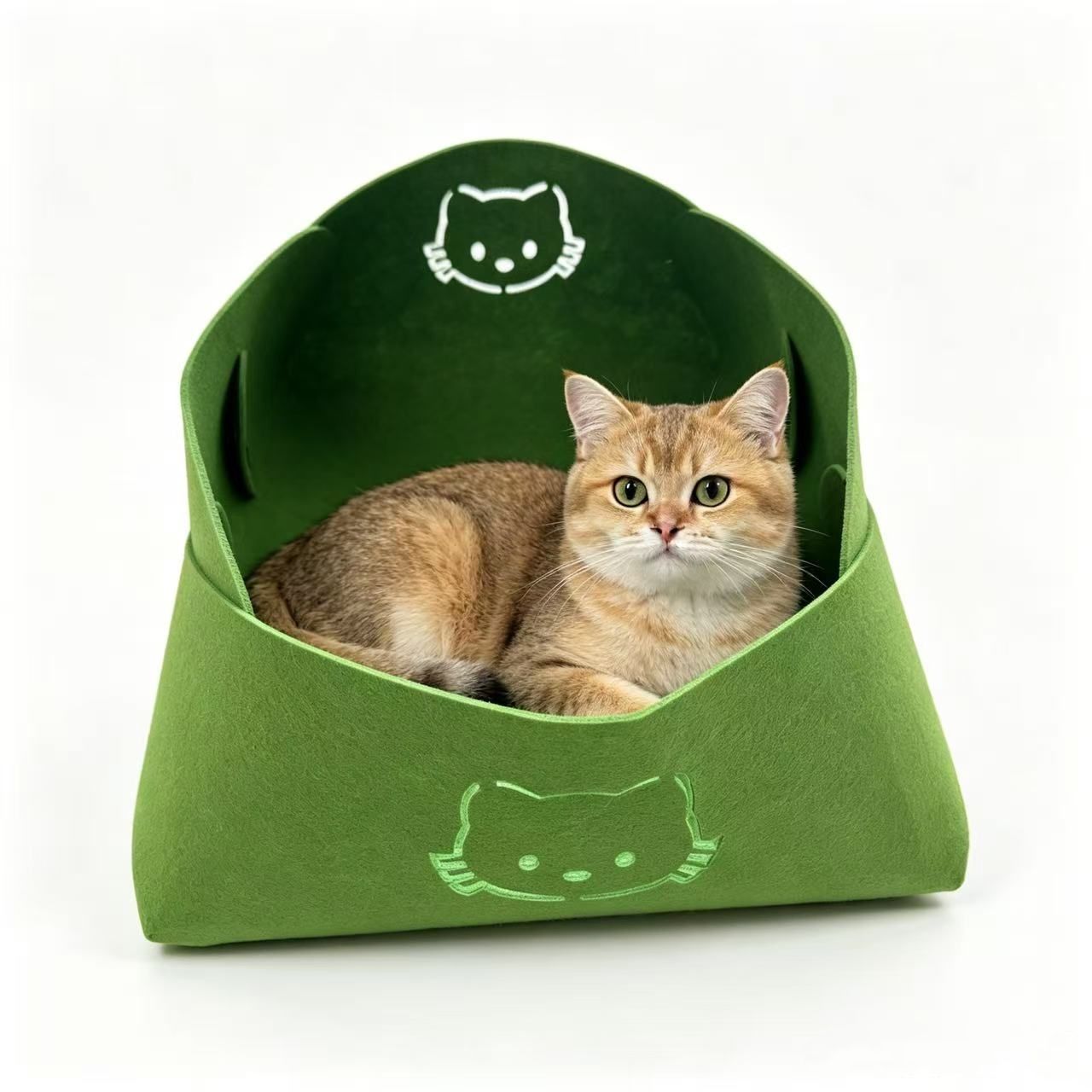 毛毡猫窝狗窝安全感深度睡眠四季通用小型犬窝猫床夏季可拆洗拆卸