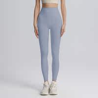 7A Antibacterial new high-waisted, seamless and no-embarrassment line fitness exercise 9-point shark pants, leggings, hip-lifting yoga pants thumbnail 7