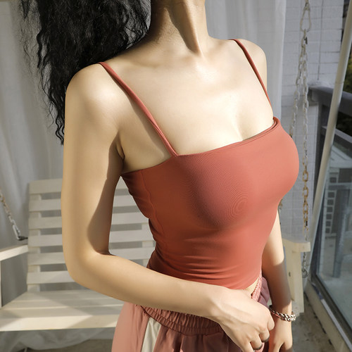 细肩吊带背心女性感外穿速防震