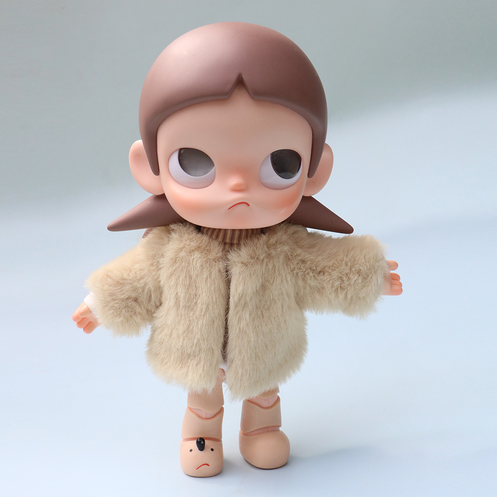 zsiga嘎子姐外套bjd玩偶娃衣1/8衣服配件着替皮草外套褂子冬款