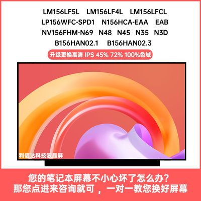 NV156FHM-N69 N35 N45 B156HAN02.3 LM156LFCL N156HCA-EAA EAB