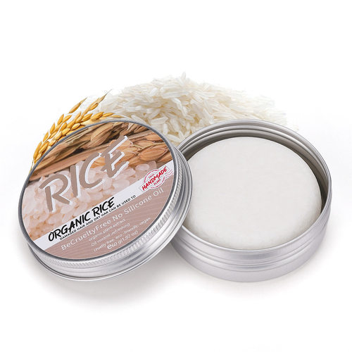 跨境大米洗发皂shampoo bar大米香皂固体洗发饼淘米水洗头皂
