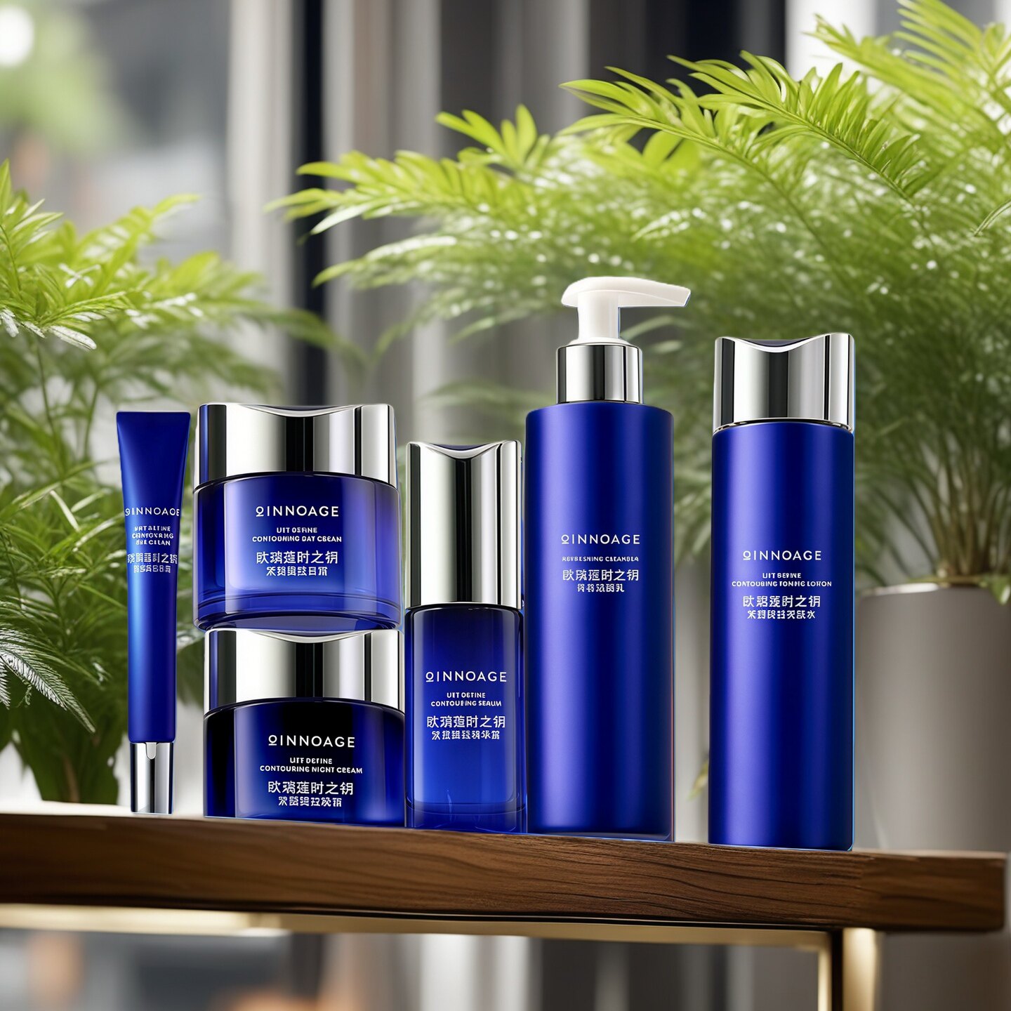 正品欧瑞莲紧塑提拉套装洁面水精华日霜晚霜眼霜提拉紧致时之钥