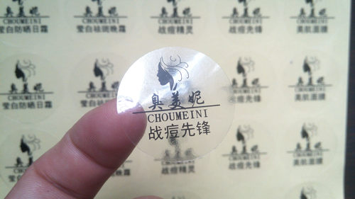 PVC透明圆形不干胶圆点封口贴瓶贴PET贴纸/磨砂/牛皮纸/铝箔纸