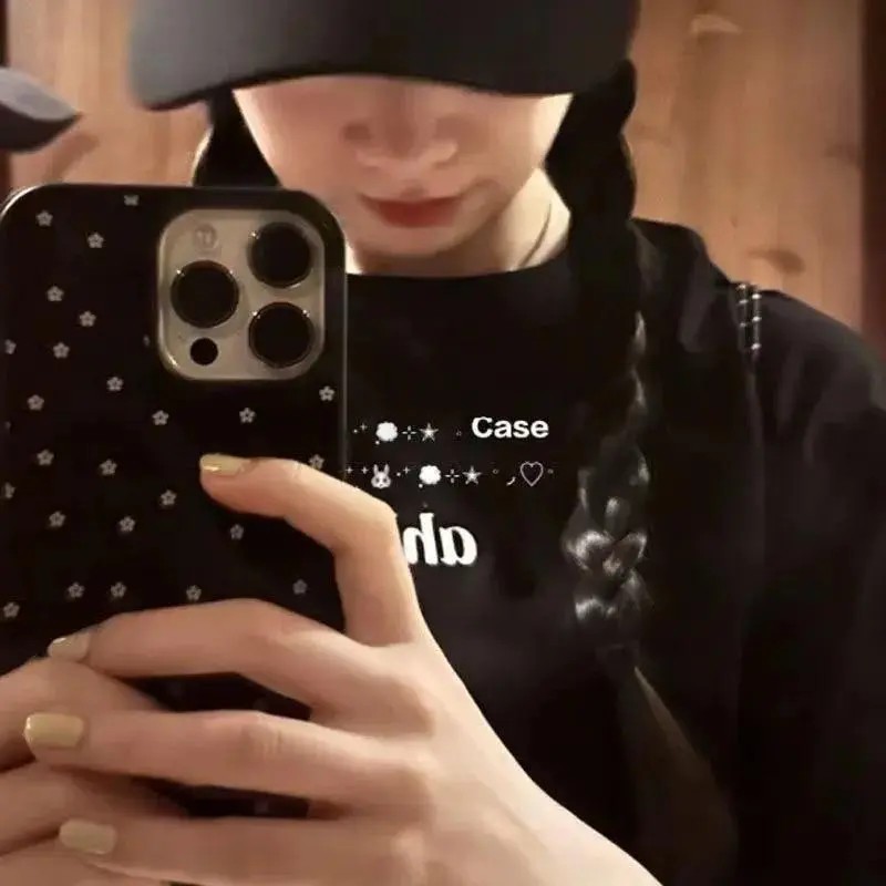 iPhone白色小碎花手机壳