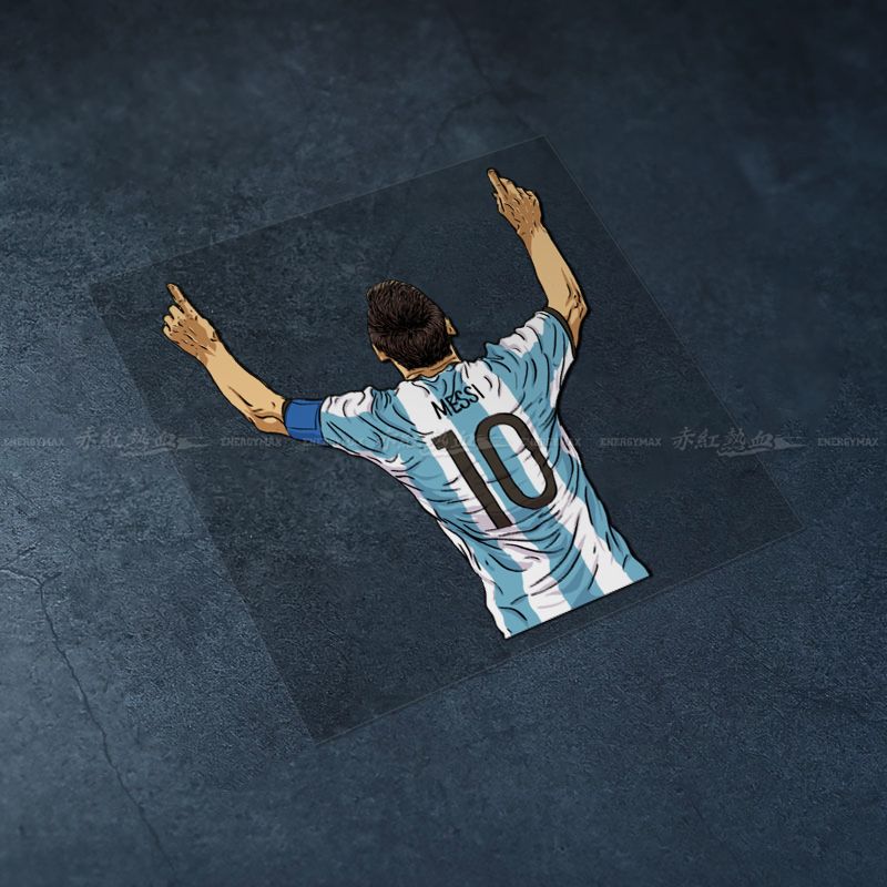 梅西车贴阿根廷球星MESSI