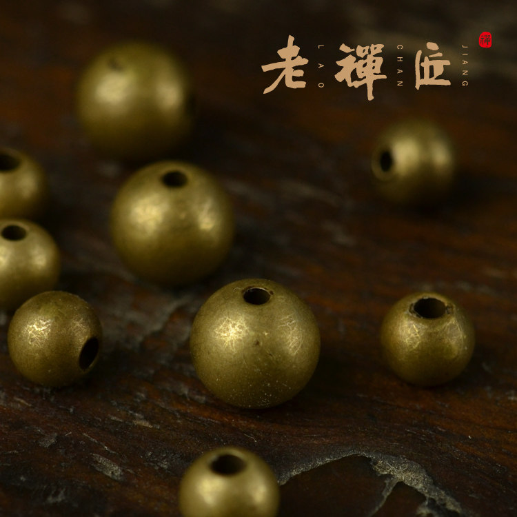 纯铜做旧金刚星月菩提手串弟子珠
