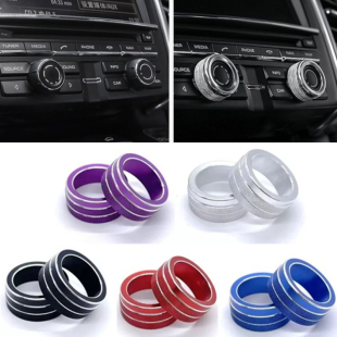 件 饰圈改装 适用于保时捷卡宴Macan帕拉梅拉911改装 音响空调旋钮装