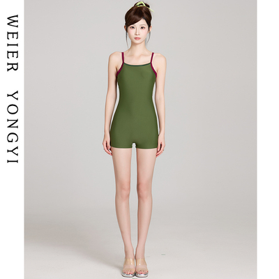 泳衣女女士连体学游泳竞速游泳衣