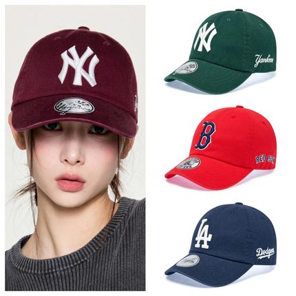 韩国代购 MLB 时尚刺绣棒球帽 经典百搭简约鸭舌帽 休闲遮阳帽NY