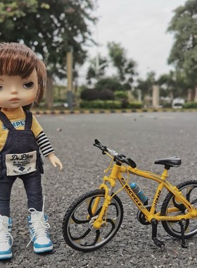 BJD8分12分野蛮宝贝芭芭拉巴萨卡holala拍照道具微缩山地自行车