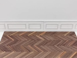 微缩娃屋黑胡桃实木地板BJD6分12分blythe小布OB11拍摄道具背景板