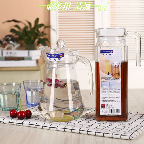 青苹果无铅玻璃耐热凉水壶