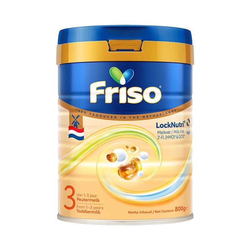 保税/现货Friso美素佳儿3段荷兰白金HMO 1-3岁婴幼儿奶粉800g正品