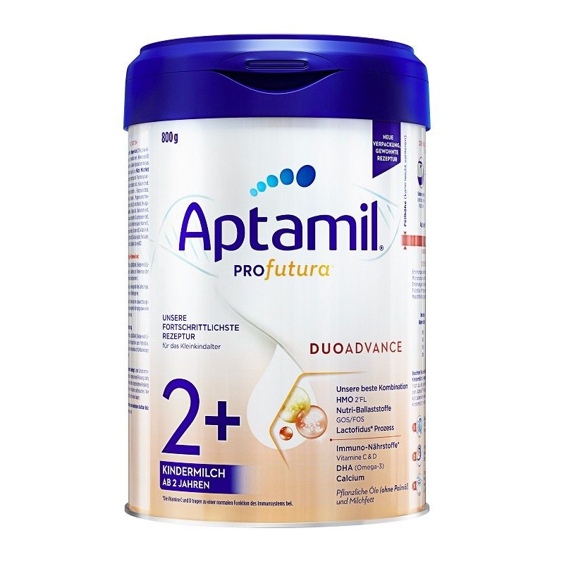 保税/现货德国爱他美白金版2+段儿童奶粉800g扁罐正品包邮包税