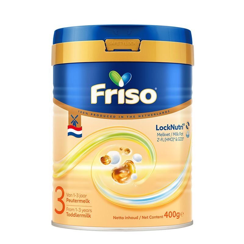 Friso美素佳儿荷兰白金HMO升级版3段婴幼儿配方奶粉400g试用装