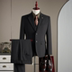 套装 西装 商务休闲西服三件套两件套 男士 双开叉2025秋冬新款